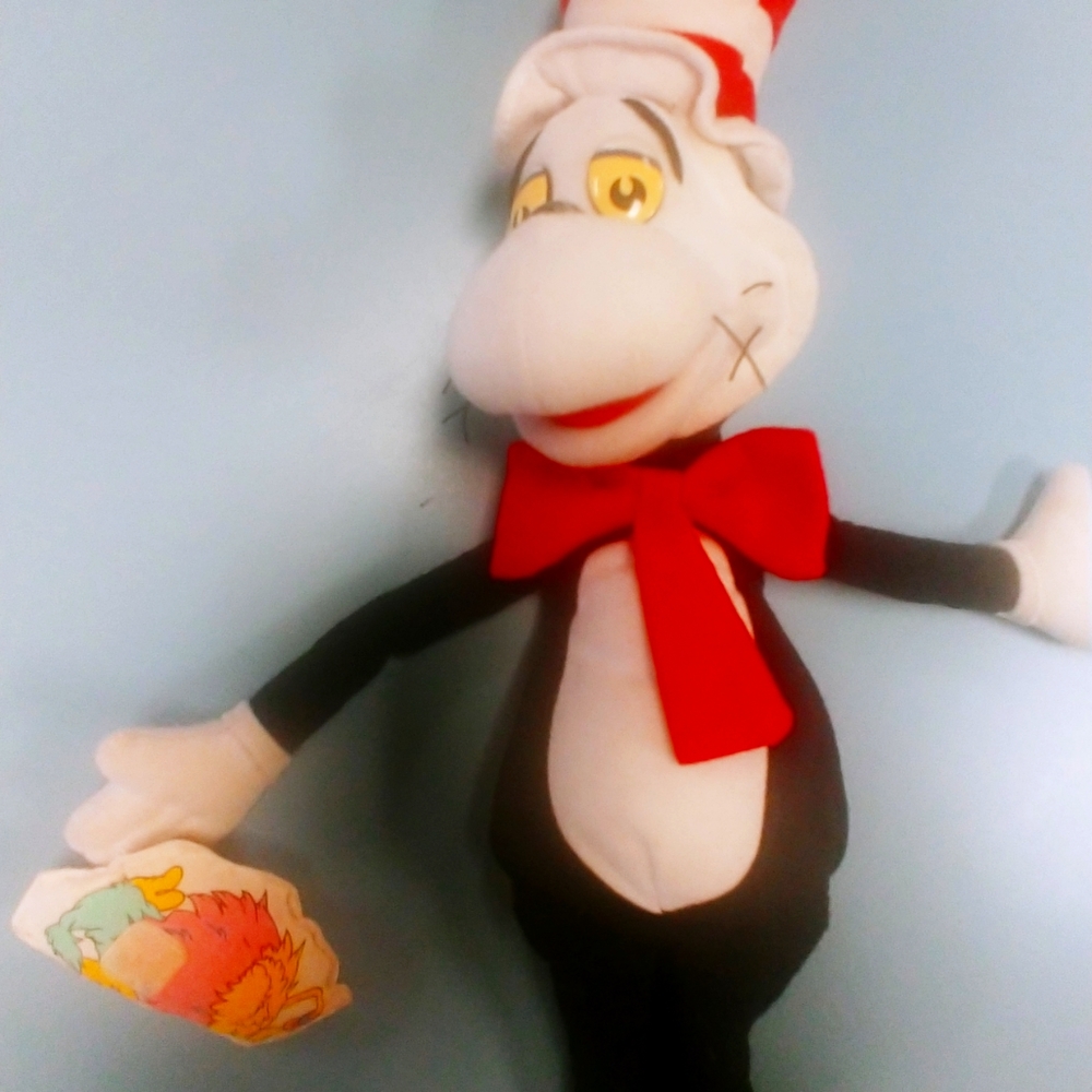 Dr. Seuss Cat in the Hat stuffed book character